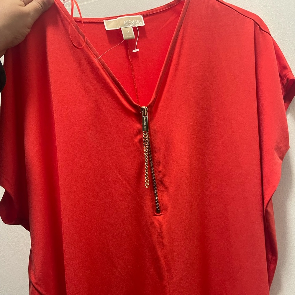 Red Michael Kors Top
